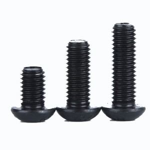 High Strengh Grade 4.8 8.8 10.9 12.9 Black Oxide ISO7380 Button Head Hex Socket Bolts