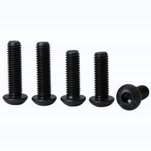High Strengh Grade 4.8 8.8 10.9 12.9 Black Oxide ISO7380 Button Head Hex Socket Bolts