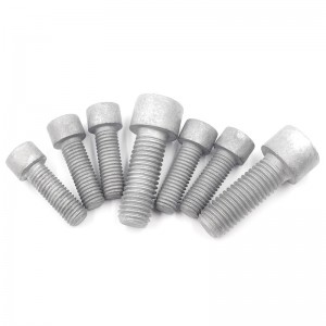 Gred strengh tinggi 4.8 8.8 10.9 12.9 Steel Hot Dip Galvanized HDG DIN912 Allen Bolts
