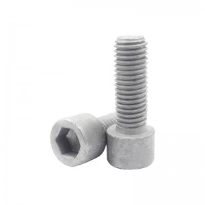 Gred strengh tinggi 4.8 8.8 10.9 12.9 Steel Hot Dip Galvanized HDG DIN912 Allen Bolts
