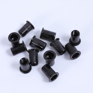 High Strength Grade 4 8 10 12 Steel Black Oxide DIN7340 Rivet Nuts