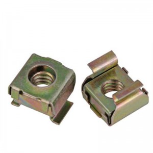 High Strength Grade 4 8 10 12 Steel Color Yellow Zinc Plated Cage Nuts