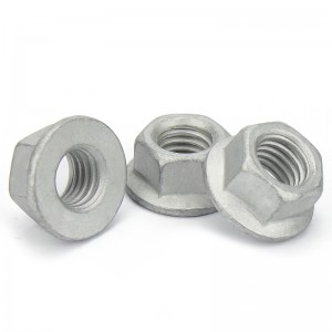 A categoria de grande resistência 4 8 10 12 Dacromet de aço DIN6923 encanta porcas de flange