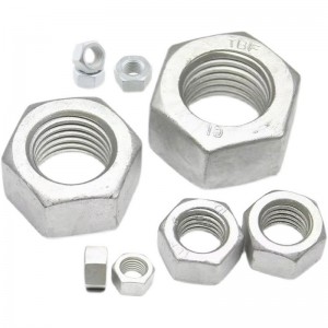 High Strength Grade 4 8 10 12 Steel Dacromet DIN934 Hex Nuts