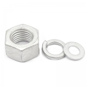 Độ bền cao Lớp 4 8 10 12 Thép Dacromet DIN934 Hex Nuts