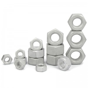 Hoë sterkte Graad 4 8 10 12 Staal Dacromet DIN934 Hex Nuts