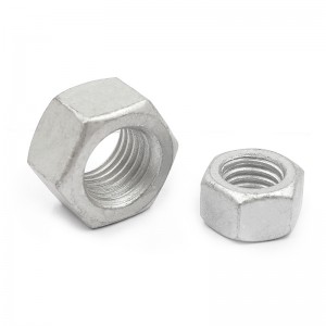 Độ bền cao Lớp 4 8 10 12 Thép Dacromet DIN934 Hex Nuts