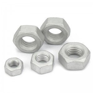 Hoë sterkte Graad 4 8 10 12 Staal Dacromet DIN934 Hex Nuts