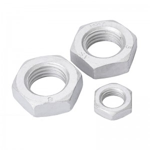 Độ bền cao Lớp 4 8 10 12 Thép Dacromet DIN934 Hex Nuts