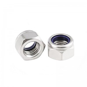 High Strength Grade 4 8 10 12 Steel Galvanized Blue White Zinc Plated DIN982 DIN985 Nylon Lock Nuts Nylock Nuts