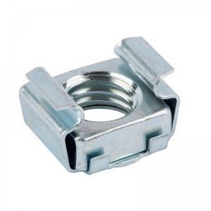 High Strength Grade 4 8 10 12 Steel Galvanized Blue White Zinc Plated Cage Nuts