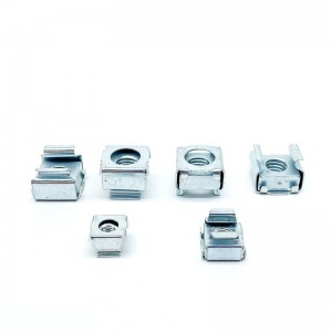 High Strength Grade 4 8 10 12 Steel Galvanized Blue White Zinc Plated Cage Nuts