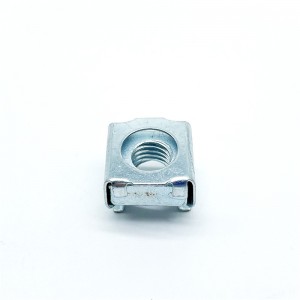 High Strength Grade 4 8 10 12 Steel Galvanized Blue White Zinc Plated Cage Nuts