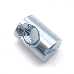 High Strength Grade 4 8 10 12 Steel Galvanized White Blue Zinc Plated DIN934 Hex Nuts