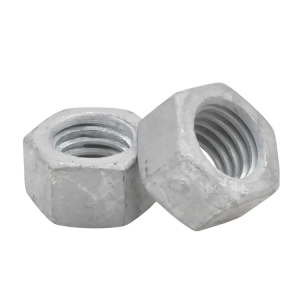 Kekuatan Tinggi Gred 4 8 10 12 Steel Hot Dip Galvanized DIN934 Nat Hex