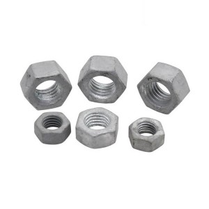 High Strength Grade 4 8 10 12 Steel Hot Dip Galvanized DIN934 Hex Nuts