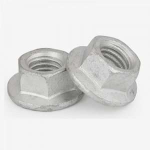 Grado de alta resistencia 4 8 10 12 Acero Dip Hot Galvanized HDG chapado DIN6923 NUTAS DE GRANDA HEX