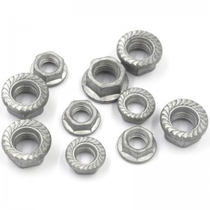 High Strength Grade 4 8 10 12 Steel Hot Dip Galvanized HDG Plated DIN6923 Hex Flange Nuts