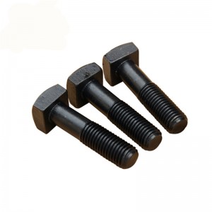 Grade à haute résistance 4,8 8,8 10,9 12,9 Boulons de l'oxyde noir186 T