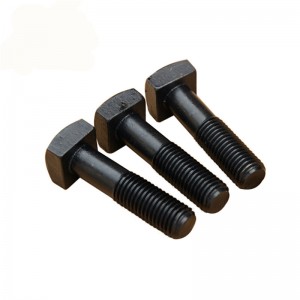 חוזק גבוה דרגה 4.8 8.8 10.9 12.9 Black Oxide DIN186 T Bolts