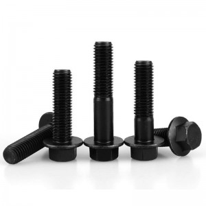 High Strength Grade 4.8 8.8 10.9 12.9 Black Oxide DIN6921 Flange Bolts