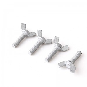 High Strength Grade 4.8 8.8 10.9 12.9 Dacromet DIN316 Butterfly Wing Bolts