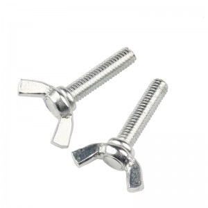 High Strength Grade 4.8 8.8 10.9 12.9 Galvanized White Blue Zinc Plated DIN316 Butterfly Wing Bolts