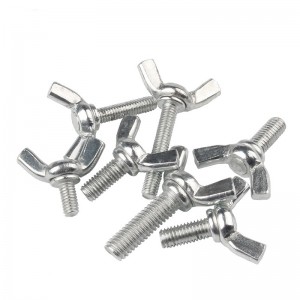 High Strength Grade 4.8 8.8 10.9 12.9 Galvanized White Blue Zinc Plated DIN316 Butterfly Wing Bolts