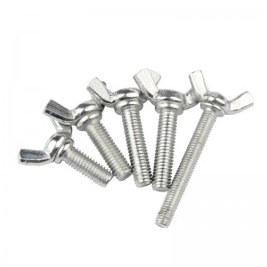 High Strength Grade 4.8 8.8 10.9 12.9 Galvanized White Blue Zinc Plated DIN316 Butterfly Wing Bolts