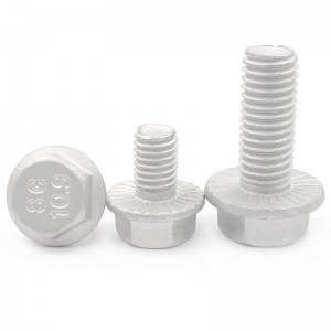 Grado de alta resistencia 4.8 8.8 10.9 12.9 Hot Galvanized HDG DIN6921 Pernos de brida