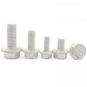 High Strength Grade 4.8 8.8 10.9 12.9 Hot Dip Galvanized HDG DIN6921 Flange Bolts
