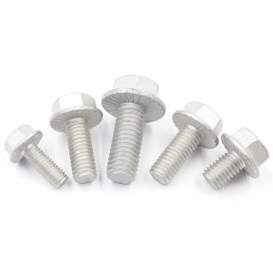 Grado de alta resistencia 4.8 8.8 10.9 12.9 Hot Galvanized HDG DIN6921 Pernos de brida