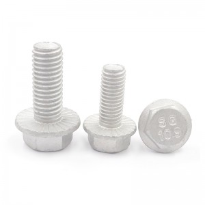 Grado de alta resistencia 4.8 8.8 10.9 12.9 Hot Galvanized HDG DIN6921 Pernos de brida
