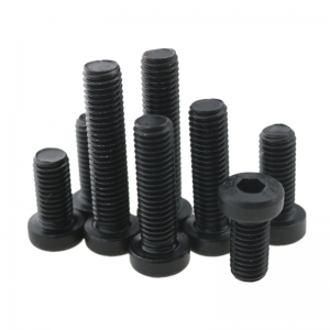 High Strength Grade 4.8 8.8 10.9 12.9 Steel Black Oxide DIN7984 Low Head Hex Socket Bolts