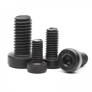 High Strength Grade 4.8 8.8 10.9 12.9 Steel Black Oxide DIN7984 Low Head Hex Socket Bolts