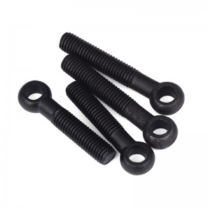 חוזק גבוה דרגת 4.8 8.8 10.9 12.9 פלדה שחורה Oxede DIN444 Eye Bolts