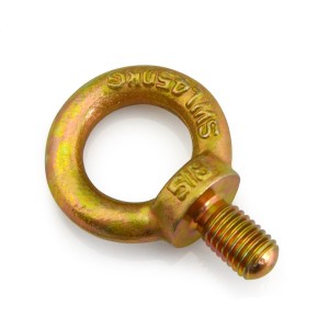 Kekuatan Tinggi Gred 4.8 8.8 10.9 12.9 Warna Keluli Kuning Kuning Zink DIN580 Bolt Mata