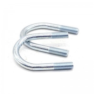 High Strength Grade 4.8 8.8 10.9 12.9 Steel Galvanized White Blue Zinc Plated DIN3570 U Bolts