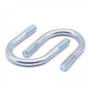 High Strength Grade 4.8 8.8 10.9 12.9 Steel Galvanized White Blue Zinc Plated DIN3570 U Bolts