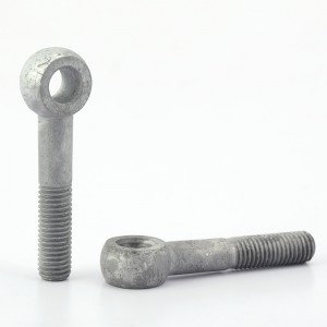 High Strength Grade 4.8 8.8 10.9 12.9 Steel Hot Dip Galvanized HDG DIN444 Eye Bolts