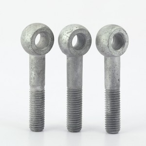 High Strength Grade 4.8 8.8 10.9 12.9 Steel Hot Dip Galvanized HDG DIN444 Eye Bolts