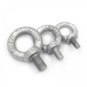 Alta resistência Grau 4.8 8,8 10,9 12,9 Aço Hot Dip galvanized HDG DIN580 parafusos oculares