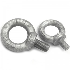 High Strength Grade 4.8 8.8 10.9 12.9 Steel Hot Dip Galvanized HDG DIN580 Eye Bolts