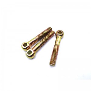 Kekuatan Tinggi Gred 4.8 8.8 10.9 12.9 Keluli Kuning Zink Bersalut DIN444 Bolt Mata