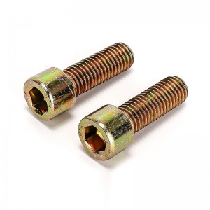 Grado de alta resistencia 4.8 8.8 10.9 12.9 acero amarillo zinc chapado en zinc