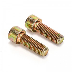 Grado de alta resistencia 4.8 8.8 10.9 12.9 acero amarillo zinc chapado en zinc