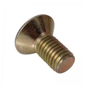 High Strength Grade 4.8 8.8 10.9 12.9 Yellow Zinc Plated DIN7991 CSK Flat Head Hex Socket Bolts