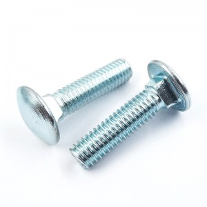 High Strength Grade 4.8 8.8 10.9 12.9 Zinc Plated DIN603 Carriage Bolts