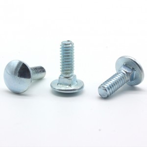 High Strength Grade 4.8 8.8 10.9 12.9 Zinc Plated DIN603 Carriage Bolts