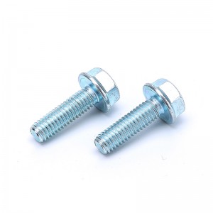 High Strength Grade 4.8 8.8 10.9 12.9 Zinc Plated DIN6921 Flange Bolts